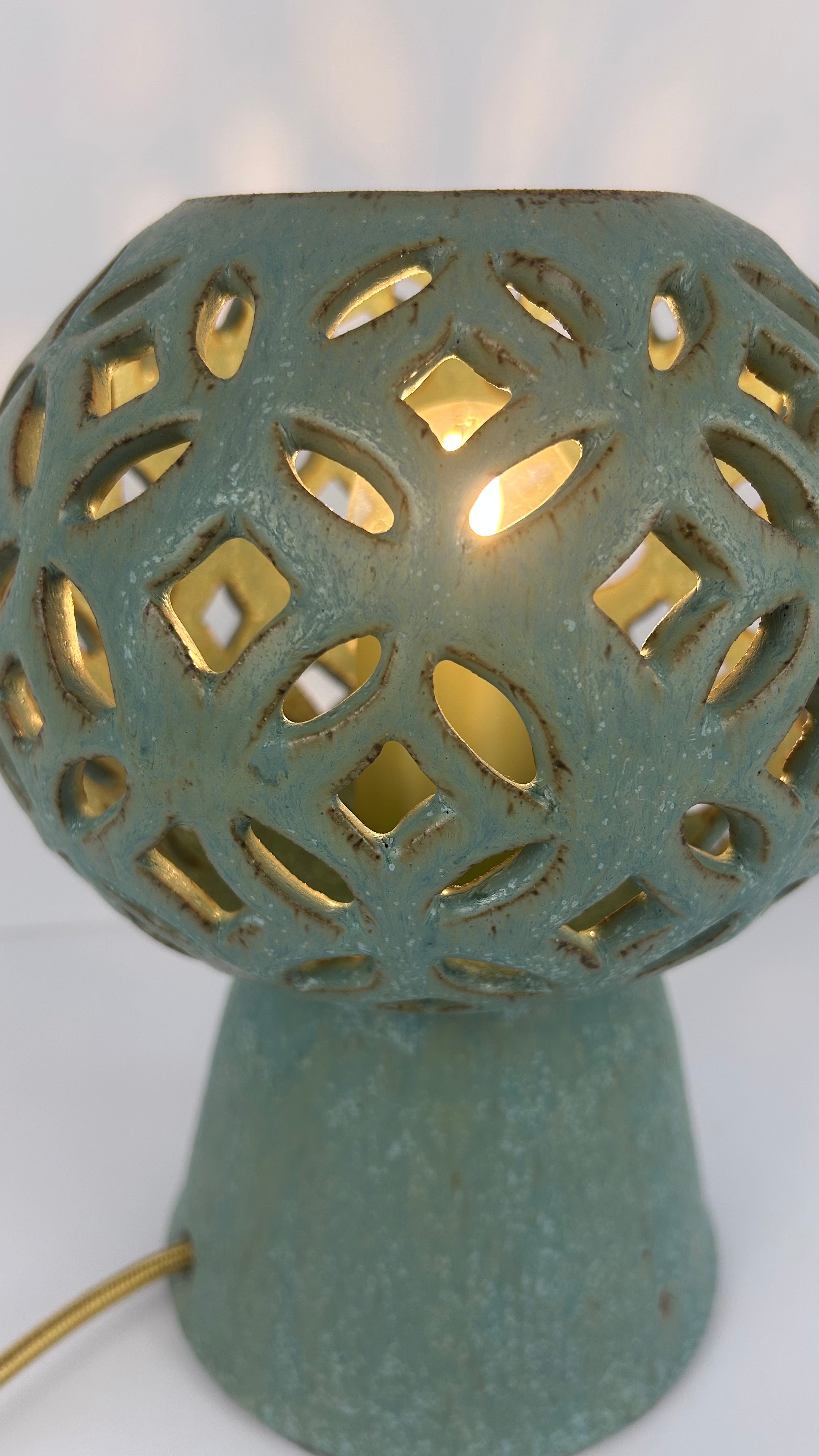 Pierced Table Lamp