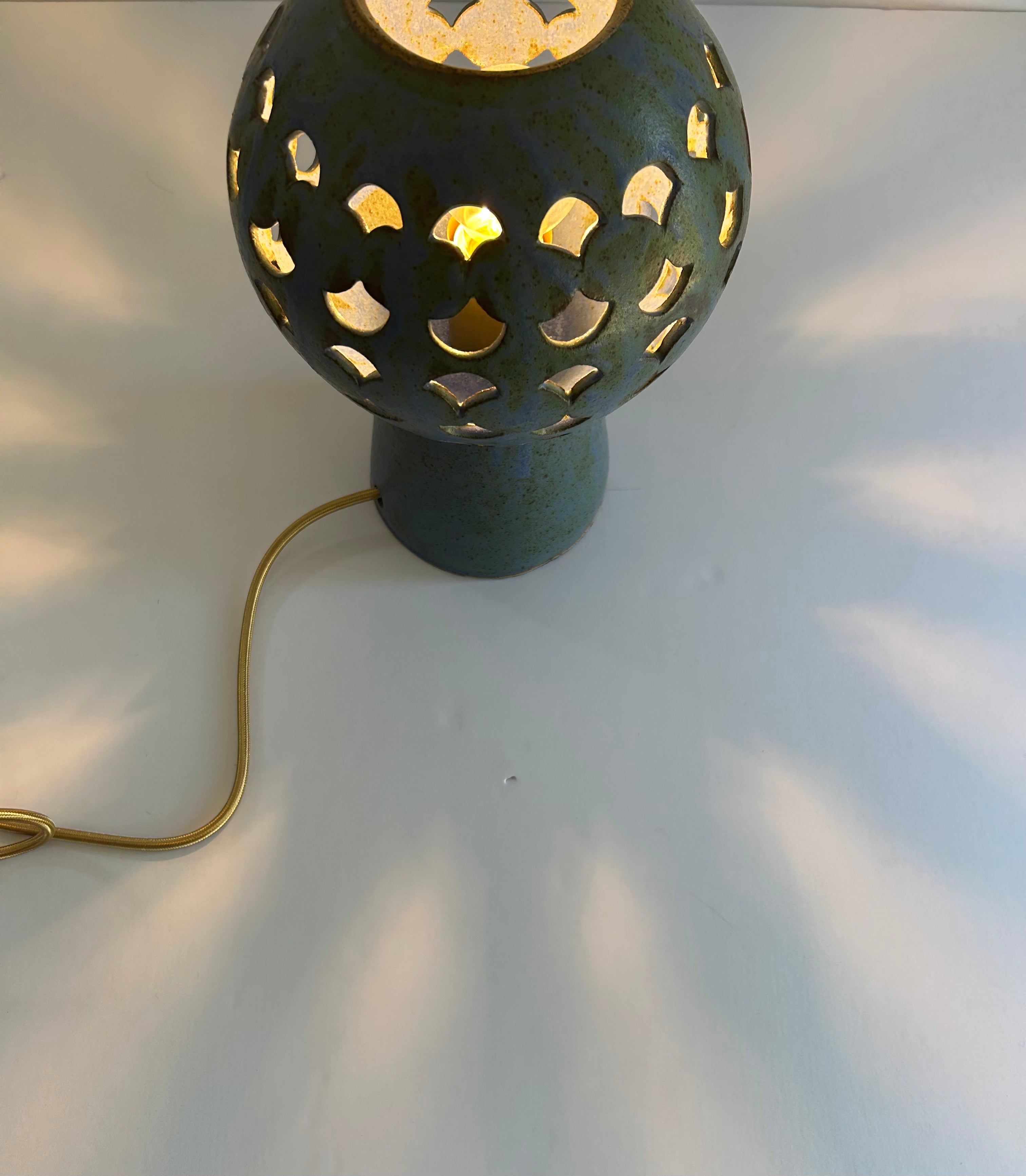 Pierced Table Lamp
